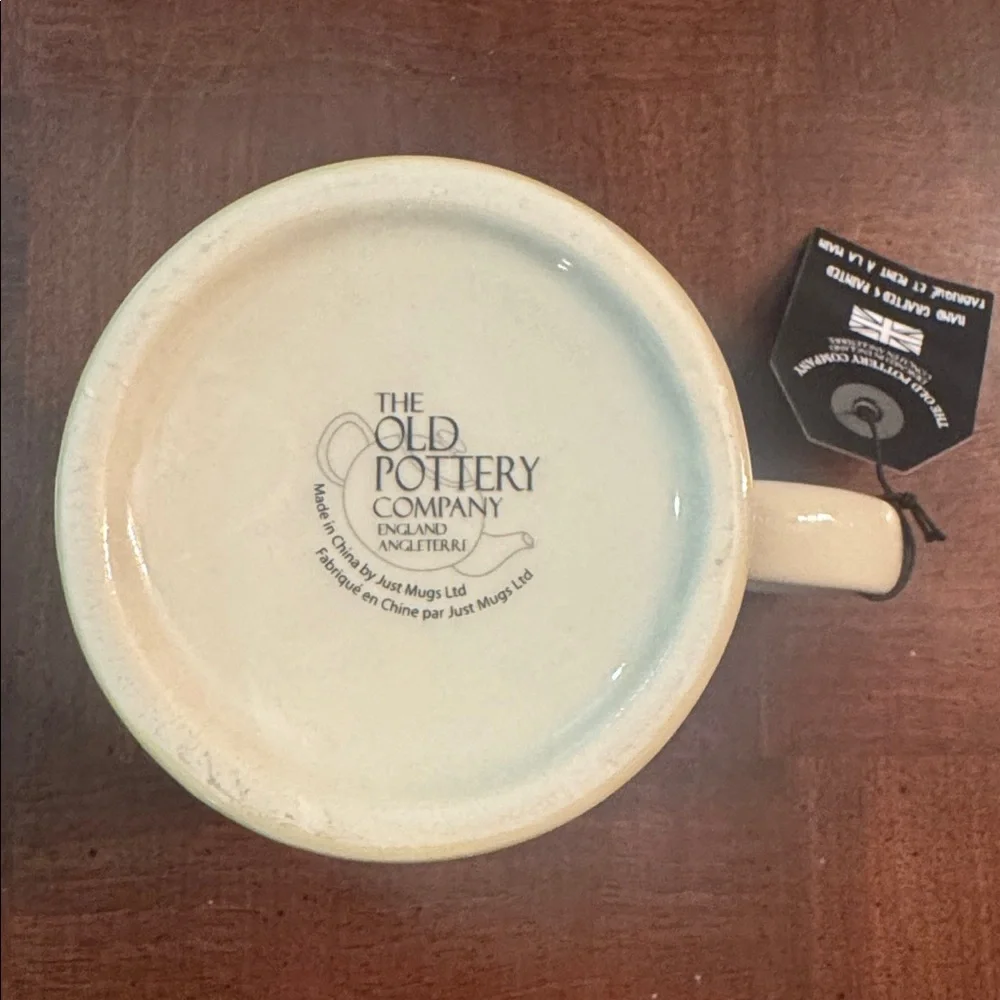 Dragonfly Mug The Old Pottery Company Coffee Tea Ceramic Embossed Cup NWT - Picture 5 of 6
